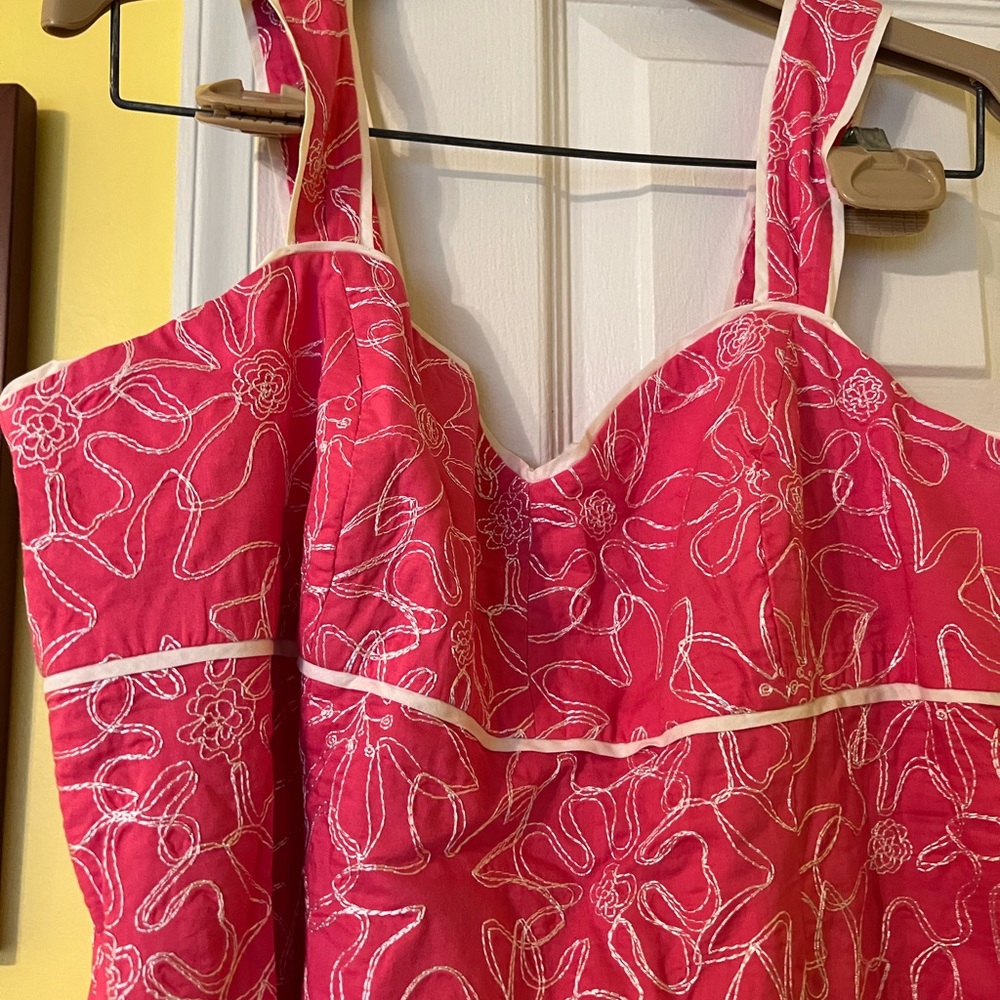 COPY - Lily size 8 pink and white dress